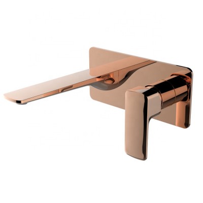 Sanitary ware toilet bathroom mixer wall mounted concealed water sink tap basin faucet in gold finish